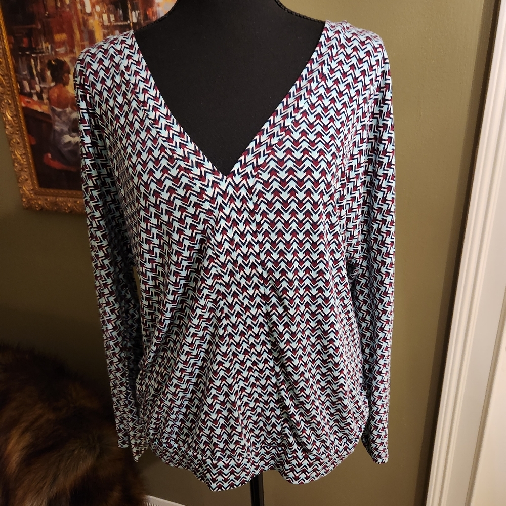 Lascana Flare Print Top